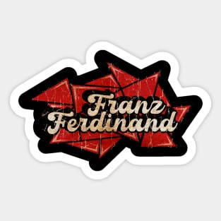 Franz Ferdinand - Red Diamond Sticker